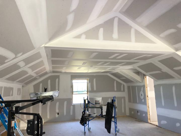 Bonus room, Patriot Drywall & Plastering project