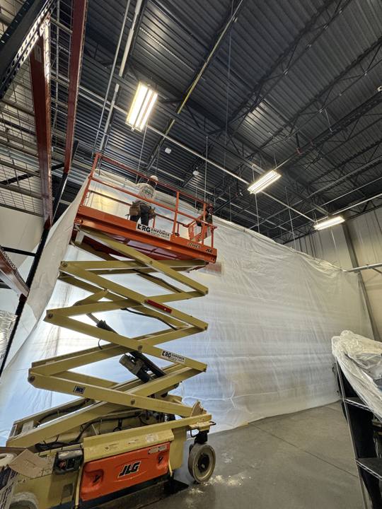 Commercial drywall, Patriot Drywall & Plastering project