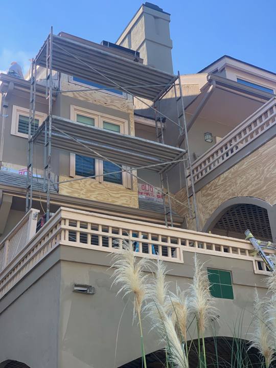 Stucco exterior, Patriot Drywall & Plastering project