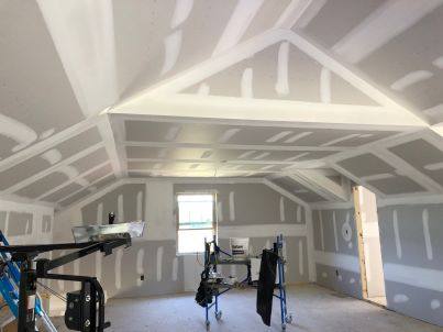 Level 5 finish, Patriot Drywall & Plastering project