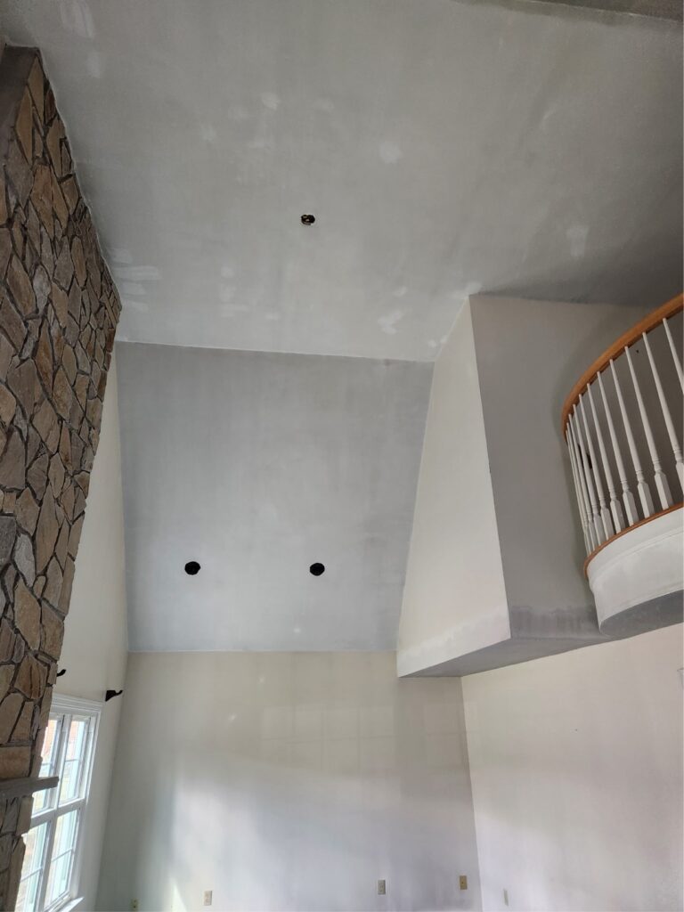 Interior Plaster wall installation