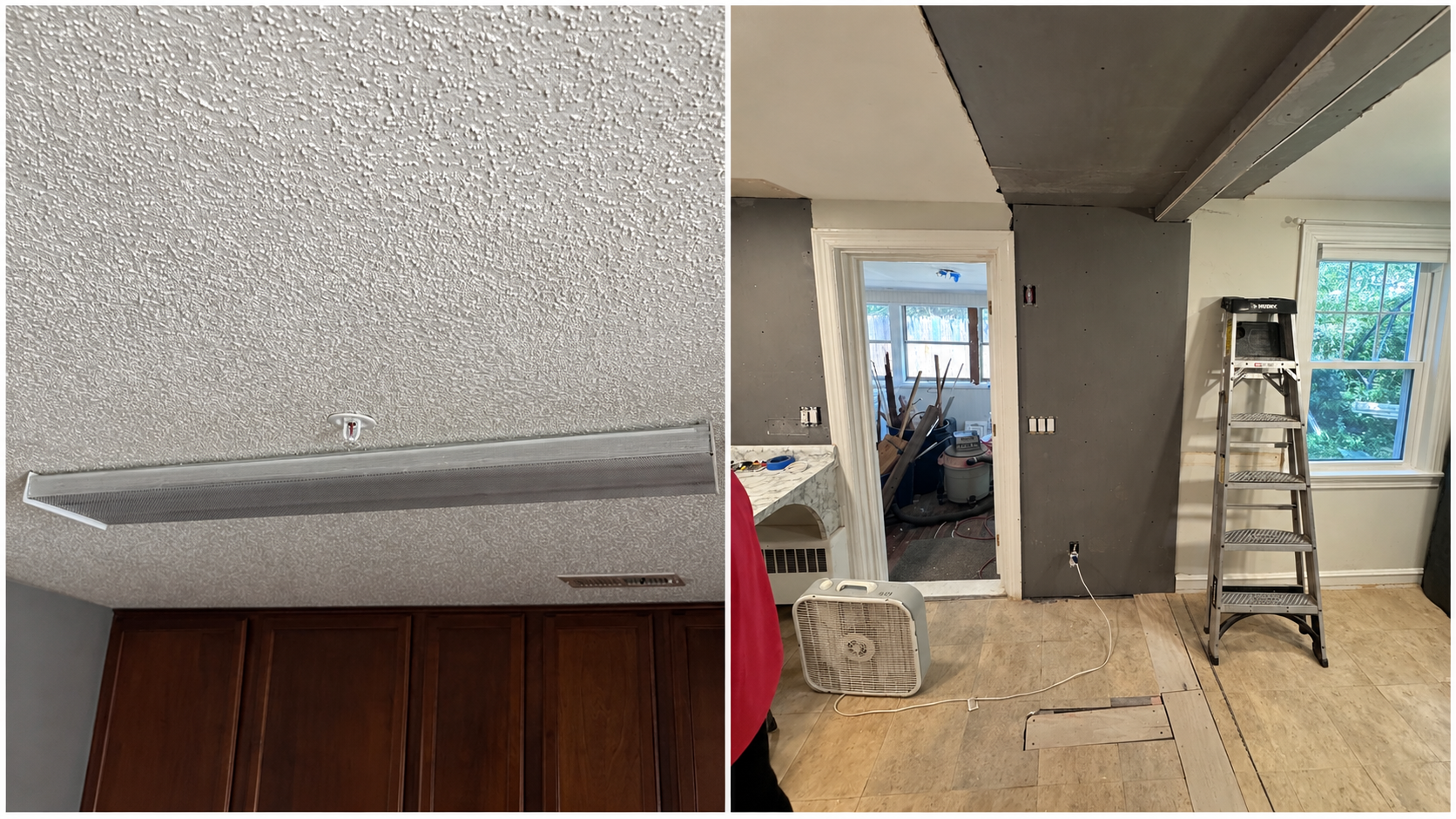 Renovation Progress_ Ceiling and Room View
